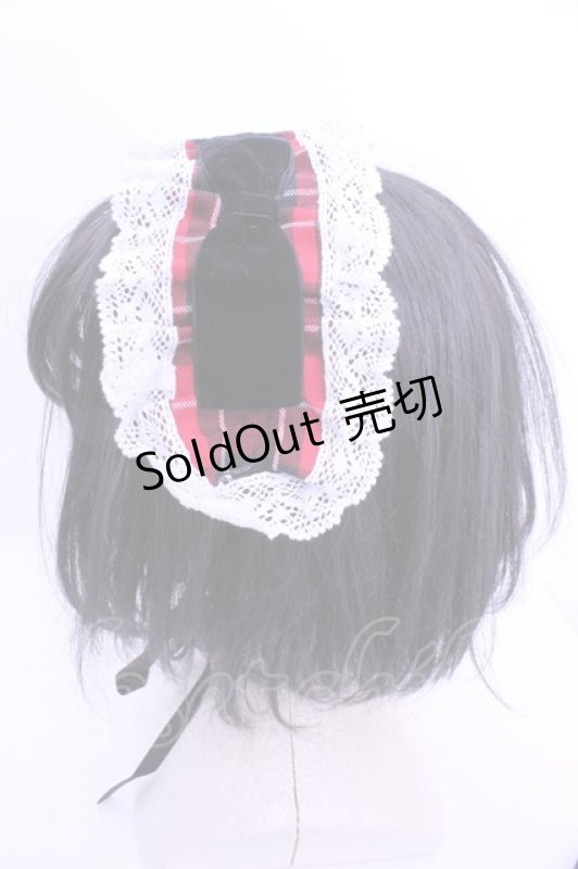 画像2: Eri Aino’s Collaboration / ヘッドドレス  アカ×クロ×シロ O-26-01-15-1003-LO-AC-IG-ZT012-F003 (2)