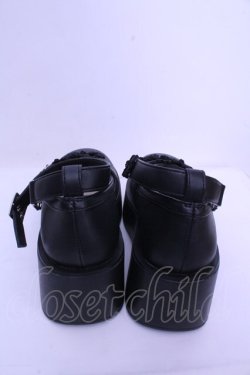 画像3: axes femme POETIQUE / チャイナ釦厚底シューズ M クロ O-26-01-15-1033-AX-SH-IG-OS