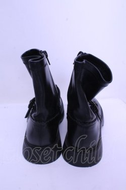 画像3: axes femme / ストレッチエンジニアブーツ 23.5cm クロ O-26-01-15-1035-AX-SH-IG-OS