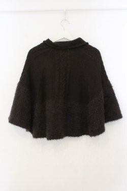 画像2: axes femme / 裏ボアポンチョ M ブラウン O-26-01-15-071-AX-CO-YM-OS