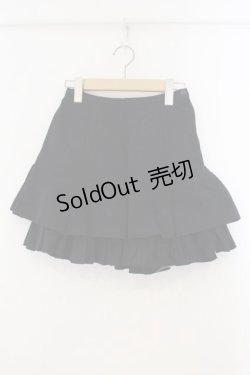 画像1: PEACE NOW / レイヤータックスカート M ブラック O-26-01-15-073-PU-SK-YM-OS
