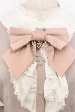 画像2: Secret Honey / アクセサリーリボン長袖セットアップ  ピンク O-26-01-15-005-CA-OP-IG-OS