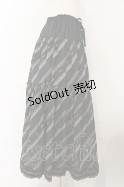 画像4: PINK HOUSE / リボンテープ使いローンスカート  クロ O-26-01-15-080-LO-SK-IG-OS