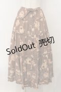 PINK HOUSE / ローズペタルローンスカート  ブラウン系 O-26-01-15-082-LO-SK-IG-OS