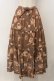 画像1: PINK HOUSE / ローズペタルローンスカート  ブラウン系 O-26-01-15-082-LO-SK-IG-OS (1)