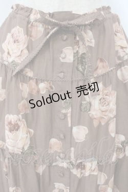 画像2: PINK HOUSE / ローズペタルローンスカート  ブラウン系 O-26-01-15-082-LO-SK-IG-OS