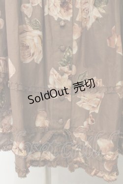 画像3: PINK HOUSE / ローズペタルローンスカート  ブラウン系 O-26-01-15-082-LO-SK-IG-OS