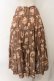 画像5: PINK HOUSE / ローズペタルローンスカート  ブラウン系 O-26-01-15-082-LO-SK-IG-OS (5)