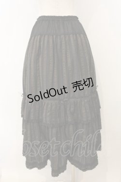 画像5: PINK HOUSE / はしごレースローンスカート  クロ×ブラウン O-26-01-15-085-LO-SK-IG-OS