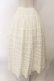 画像5: PINK HOUSE / 前開きボーダーフリルスカート  シロ O-26-01-15-086-LO-SK-IG-OS (5)