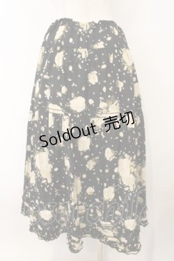 画像4: PINK HOUSE / ホワイトローズスカート  クロ O-26-01-15-087-LO-SK-IG-OS