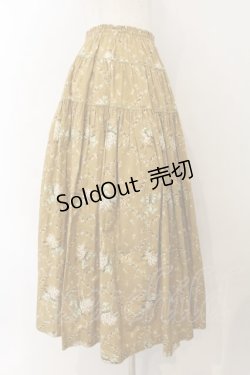 画像3: WONDERFUL WORLD / すずらん柄スカート  マスタード O-26-01-15-088-LO-SK-IG-OS