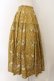 画像3: WONDERFUL WORLD / すずらん柄スカート  マスタード O-26-01-15-088-LO-SK-IG-OS (3)