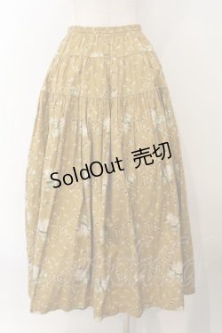 画像4: WONDERFUL WORLD / すずらん柄スカート  マスタード O-26-01-15-088-LO-SK-IG-OS