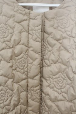 画像2: PINK HOUSE / ローズキルティングブルゾン  アイボリー O-26-01-15-095-LO-JA-IG-OS