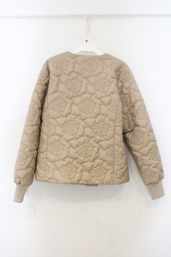 画像3: PINK HOUSE / ローズキルティングブルゾン  アイボリー O-26-01-15-095-LO-JA-IG-OS