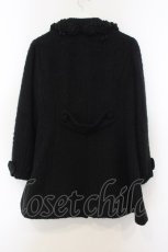 画像4: PINK HOUSE / ローズモチーフシャギーコート  クロ O-26-01-15-100-LO-CO-IG-ZTC037 (4)