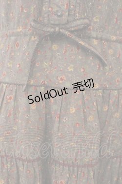 画像2: KANEKO ISAO / 花柄タックワンピース  パープル O-26-01-15-107-EL-OP-IG-OS