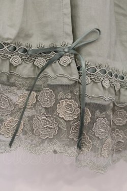 画像2: PINK HOUSE / ローズ刺繍入りミニスカート  薄荷 O-26-01-15-109-LO-SK-IG-OS