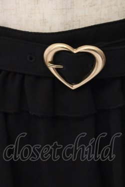 画像2: Secret Honey / レースフリル付スカート  クロ O-26-01-15-008-CA-SK-IG-OS