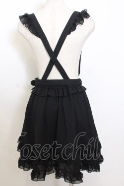 画像3: Secret Honey / レースフリル付スカート  クロ O-26-01-15-008-CA-SK-IG-OS