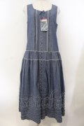 PINK HOUSE / ダンガリーフリルワンピース  ブルー O-26-01-15-114-LO-OP-IG-OS
