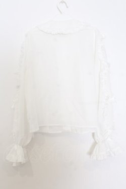 画像3: Chalmiere / フリルブラウス M シロ O-26-01-15-009-0-BL-OW-OS