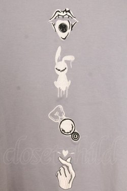 画像2: NieR Clothing / 刺繍入りカットソー F ブルー O-26-01-15-010-PU-TO-OW-OS