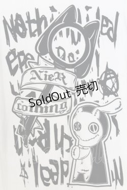 画像2: NieR Clothing / NieRちゃんptカットソー XL ホワイト O-26-01-15-011-PU-TO-OW-ZT574