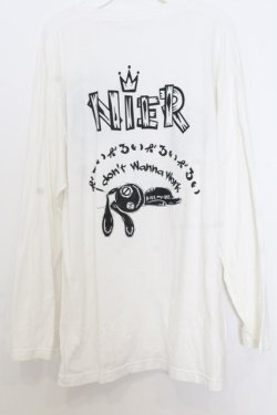 画像3: NieR Clothing / NieRちゃんptカットソー XL ホワイト O-26-01-15-012-PU-TO-OW-OS