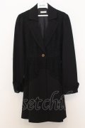 axes femme / レース重ねクラシックコート M クロ O-26-01-15-014-AX-CO-OW-OS