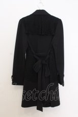 画像3: axes femme / レース重ねクラシックコート M クロ O-26-01-15-014-AX-CO-OW-ZT311 (3)