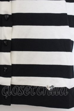 画像2: MILK / ボーダーカーディガン  クロ×シロ O-26-01-15-018-ML-TO-OW-OS