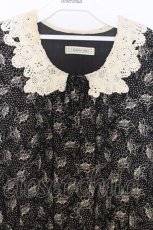 画像2: KANEKO ISAO / レースカラーフラワーワンピース  クロ O-26-01-15-023-EL-OP-IG-ZT269 (2)