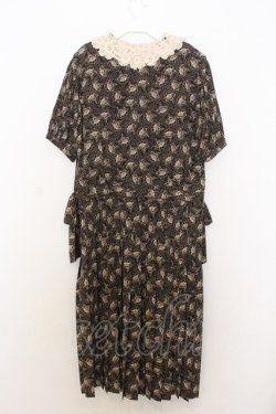 画像3: KANEKO ISAO / レースカラーフラワーワンピース  ブラウン O-26-01-15-024-EL-OP-IG-OS