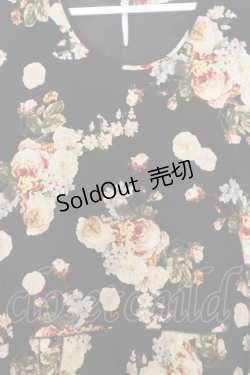 画像2: KANEKO ISAO / ローズブーケワンピース  クロ O-26-01-15-026-EL-OP-IG-OS