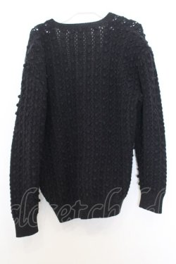 画像3: WONDERFUL WORLD / ハートモチーフニットカーディガン  クロ O-26-01-15-027-LO-TO-IG-OS