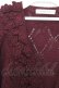 画像2: KANEKO ISAO / ローズモチーフニットカーディガン  ワイン O-26-01-15-028-EL-TO-IG-OS (2)