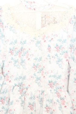 画像2: Kurumi Collaboration / KRハナジゴスリーブワンピース M シロ O-26-01-16-035-EL-OP-IG-OS