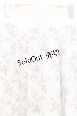 画像2: Kurumi Collaboration / グレイスフルコルセット風ロングスカート L シロ O-26-01-16-036-EL-SK-IG-ZT547