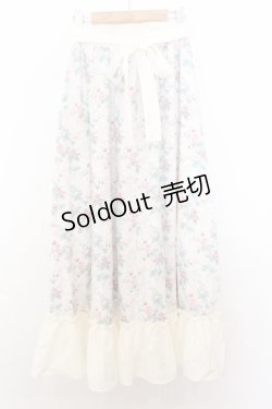 画像3: Kurumi Collaboration / グレイスフルコルセット風ロングスカート L シロ O-26-01-16-036-EL-SK-IG-ZT547