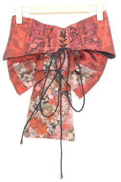 画像3: Qutie Frash / 花魁帯コルセット  ブルー O-26-01-16-040-QU-TO-IG-OS