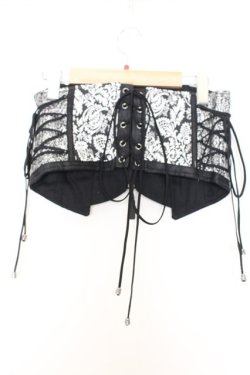 画像3: Qutie Frash / 2021プレミアム銀麗-GINREI- コルセット  シルバー×ブラック O-26-01-16-045-QU-TO-IG-OS