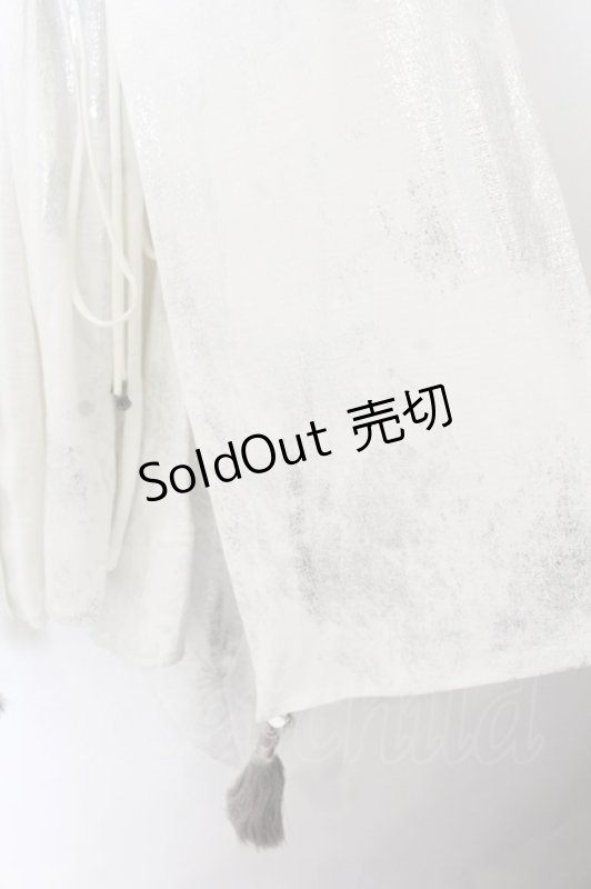 画像3: Qutie Frash / 4店舗限定着物ストールカーデ  ホワイト O-26-01-16-046-QU-JA-IG-OS (3)