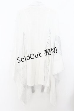 画像4: Qutie Frash / 4店舗限定着物ストールカーデ  ホワイト O-26-01-16-046-QU-JA-IG-OS