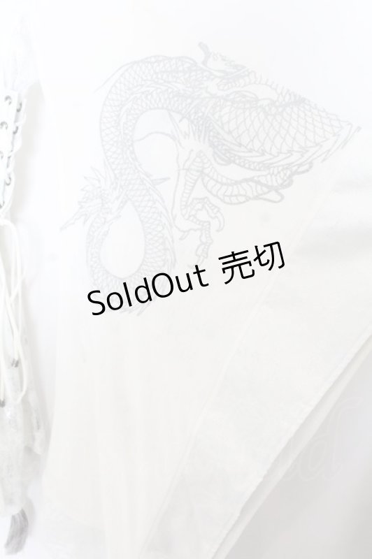 画像5: Qutie Frash / 4店舗限定着物ストールカーデ  ホワイト O-26-01-16-046-QU-JA-IG-OS (5)