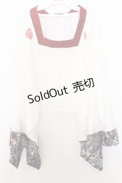 画像1: Qutie Frash / パティキュラ2018限定 ポンチョ  ホワイト O-26-01-16-050-QU-TO-IG-OS