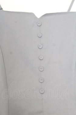 画像2: an another angelus / サイドギャザーキャミワンピース  ブルーグレー O-26-01-16-054-CA-TO-IG-OS