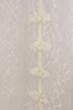 画像2: Qutie Frash / チャイナメッシュロングスカート  ホワイト O-26-01-16-064-QU-SK-IG-OS