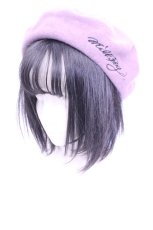画像1: MILKBOY / LOGO ベレー  ブラウン O-26-01-16-1004-MB-AC-OW-ZT171 (1)